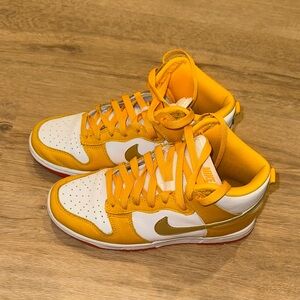 Nike University Gold Orange Dunks